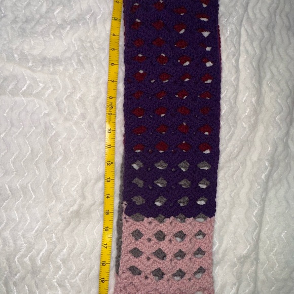 Multicolor Crochet Scarf - Picture 4 of 5
